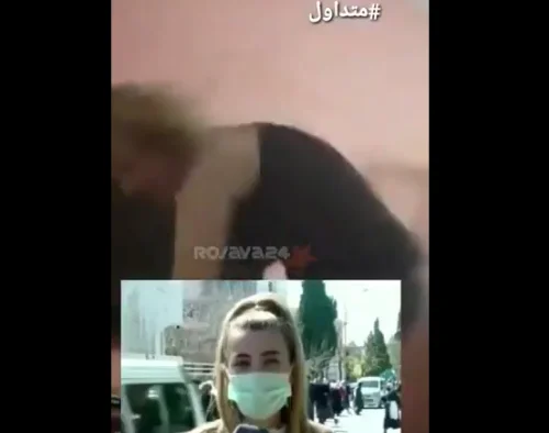 فيديو فضيحة رهف صقر مراسلة قناة الاخبارية السورية